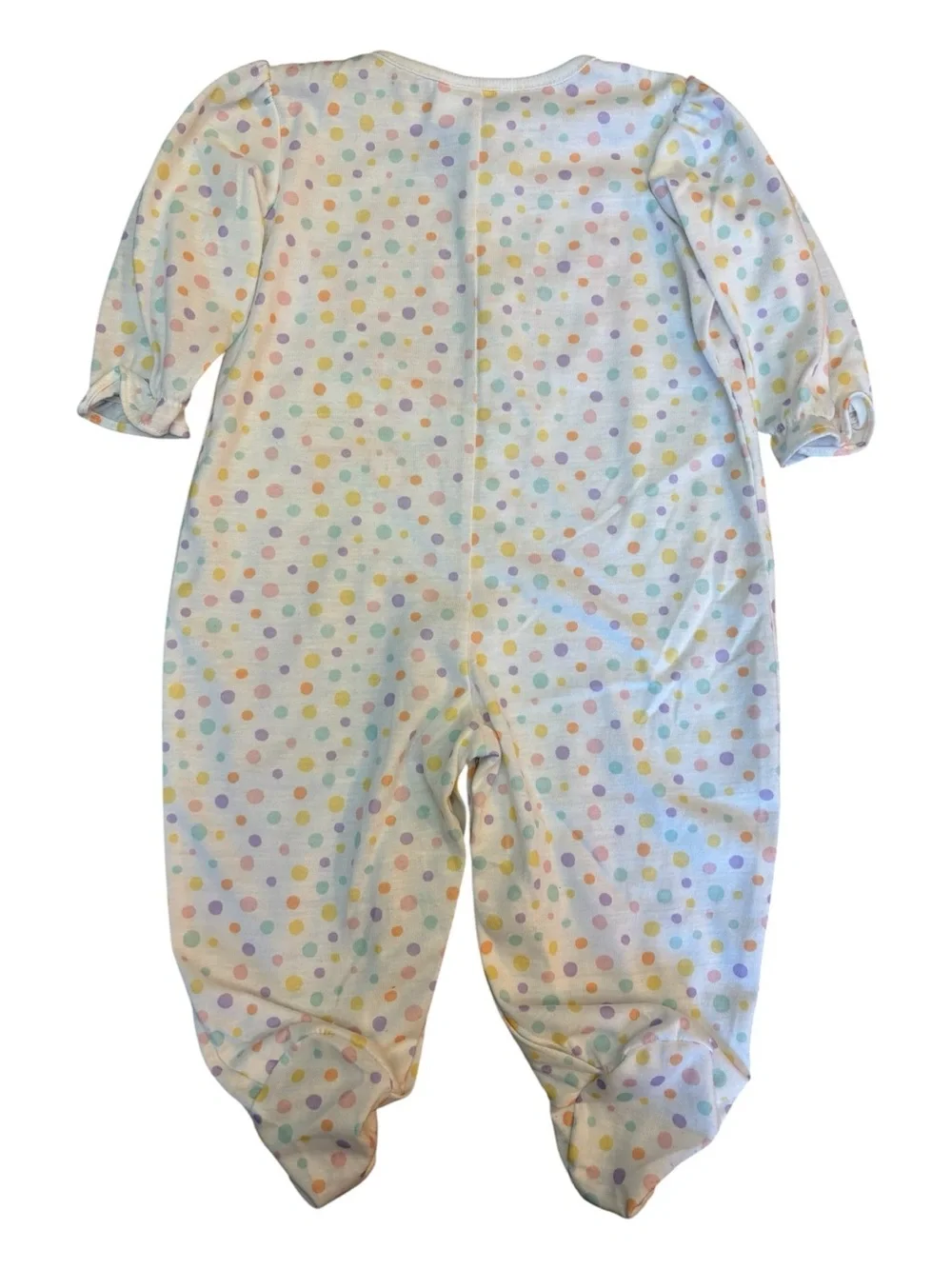 VTG 2006 Miniwear Pastel Polka Dot Sleeper 6-9M